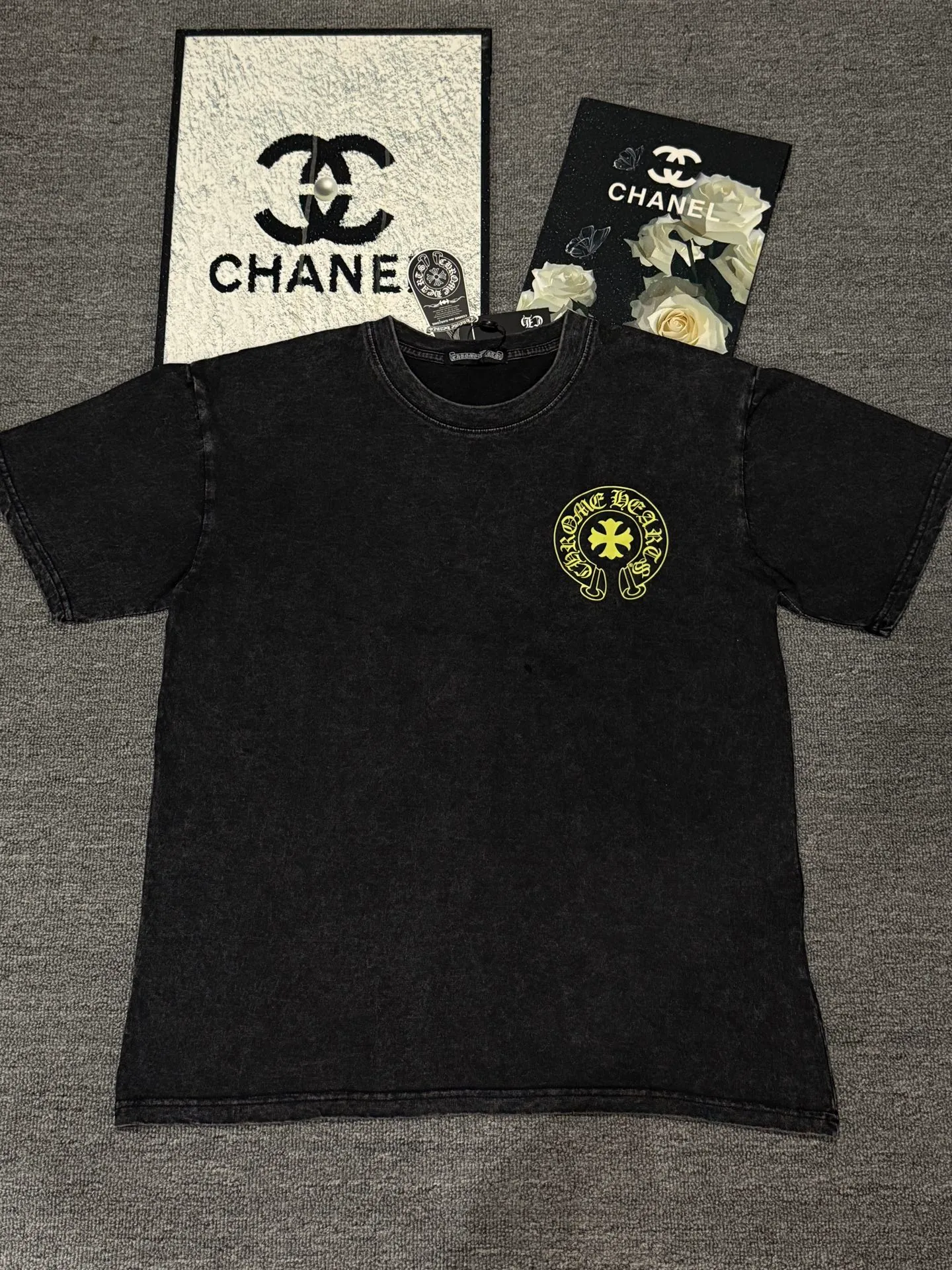 （ ） :SX 018 CH LOGO 1:1 Same Style 32 Breathable 1x 1 oversize 1:1 : Size:S-XL